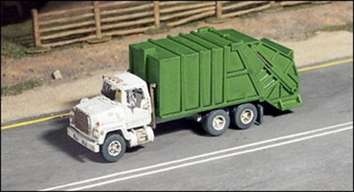 GHQ 53018 1:160 N Scale 1980's Garbage Truck Unpainted Kit