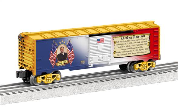Lionel 6-39339 O Gauge Theodore Roosevelt Boxcar LN/Box