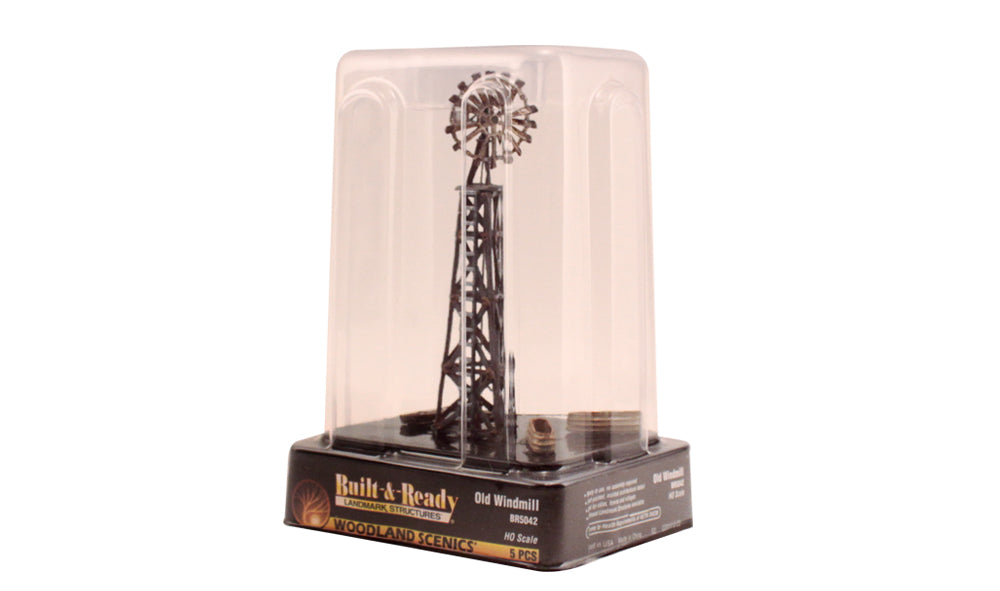 Woodland Scenics BR5042 HO Built-&-Ready Old Windmill Landmark Structures