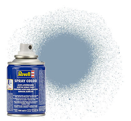 Revell 34374 Grey Silk Spray Color Paint - 100 ml. Spray Can
