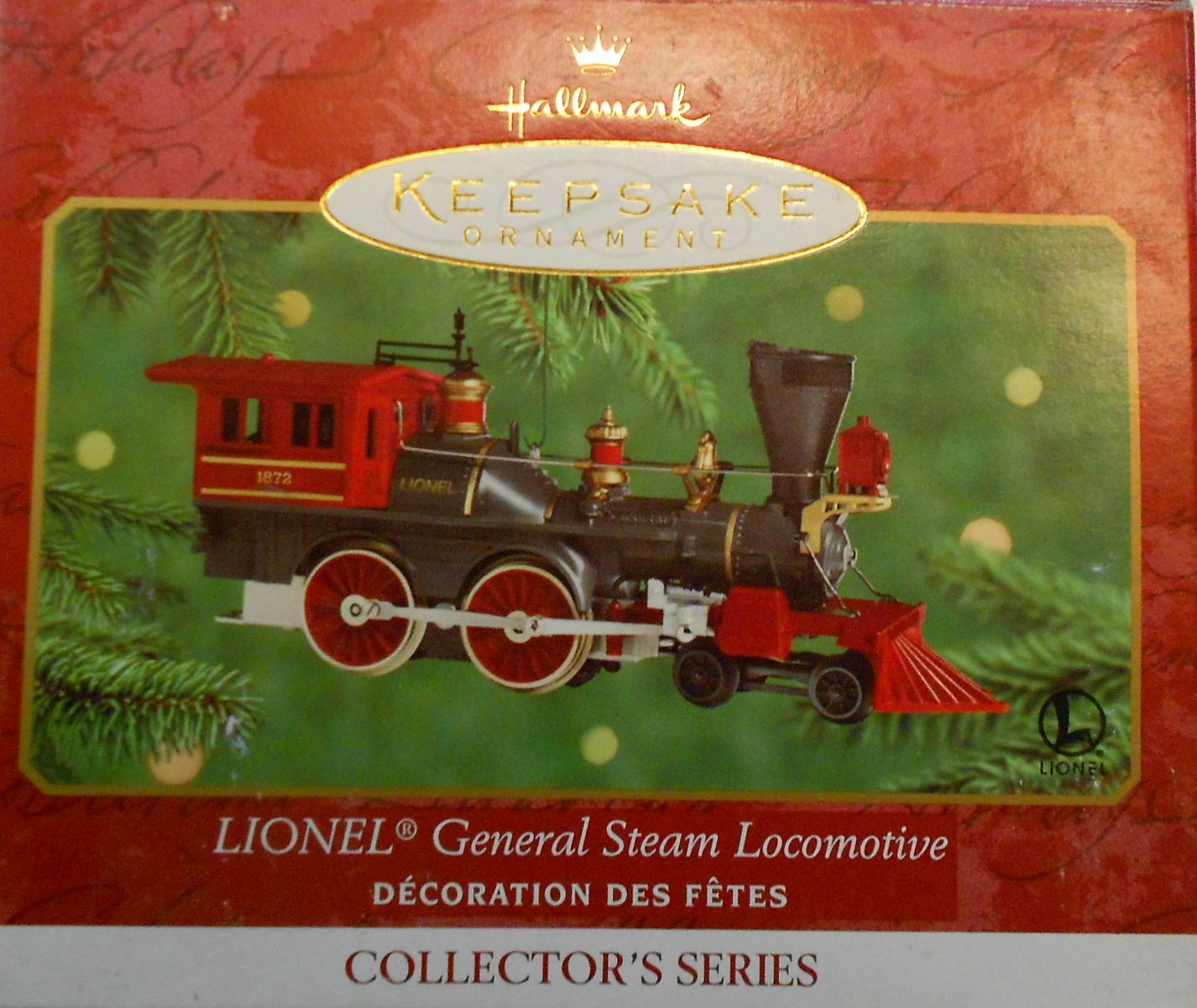 Hallmark QX6684 Lionel General Steam Locomotive Christmas Ornament Keepsake