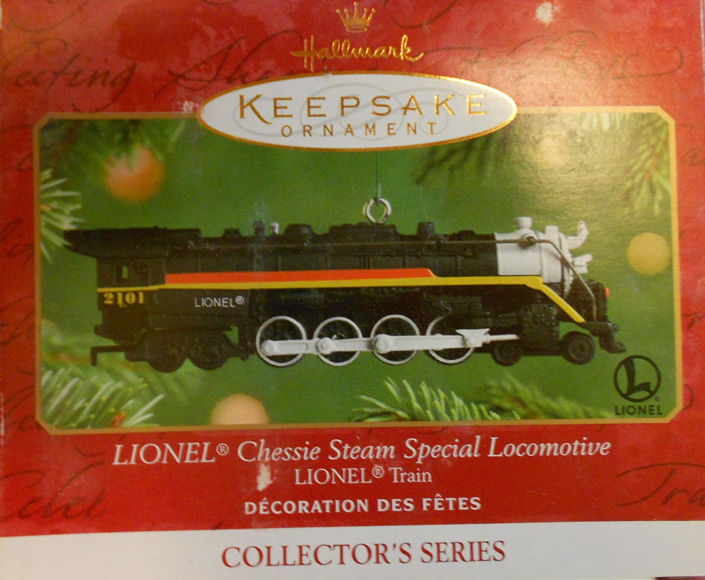 Hallmark QX6092 Lionel Chessie Steam Special Locomotive Christmas Ornament