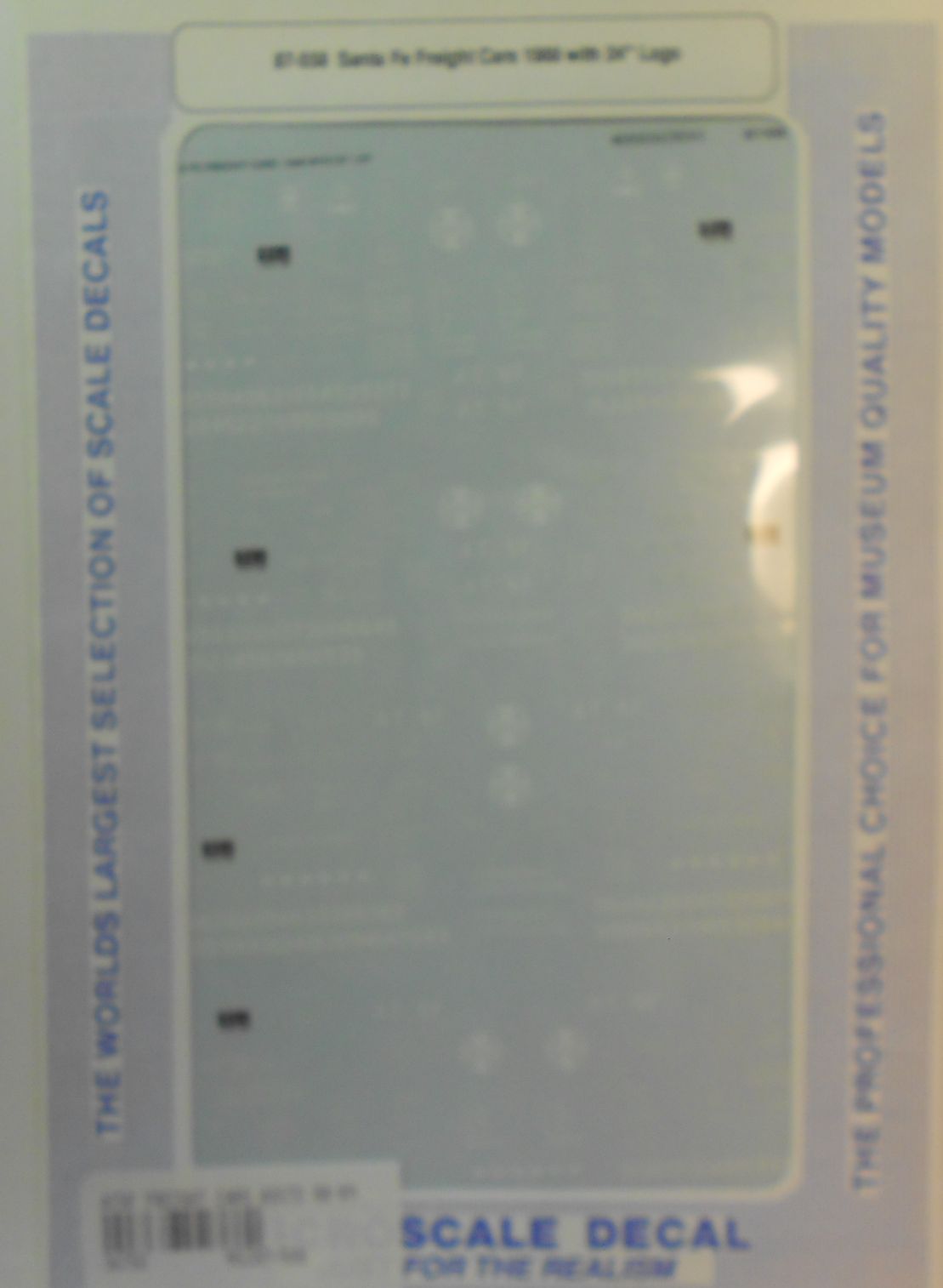 Microscale 87-587 HO 1977-1984 Delaware & Hudson Hood Unit Diesels Decal Sheet