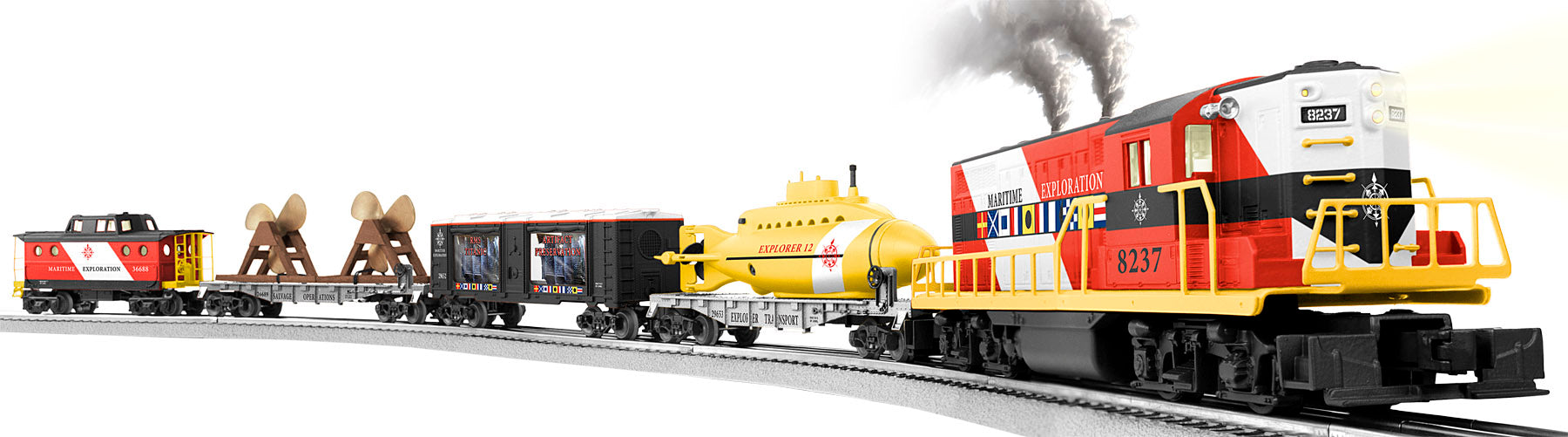 Lionel 6-30187 Maritime Exploration O Gauge Diesel Freight Train