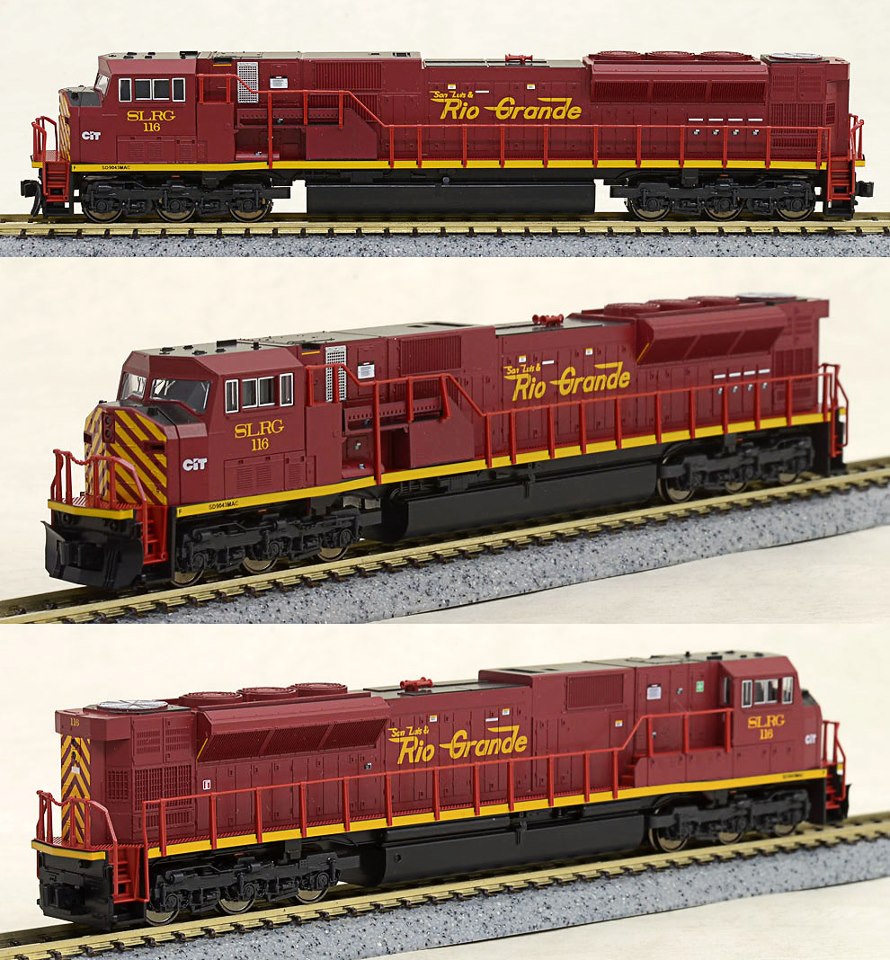 Kato 176-5621 N San Luis & Rio Grande SD90MAC Diesel Locomotive #116 LN/Box