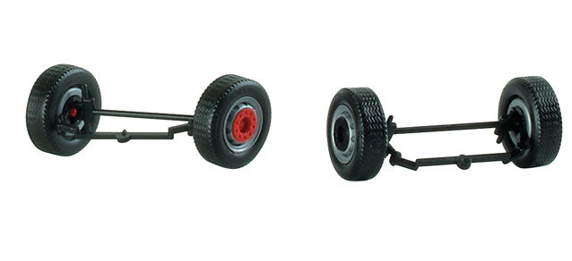 Herpa 052559 1:87 Steering Kits for Trucks with Wheels & Tires (4)