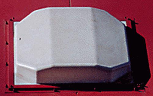Hi-Tech Details 6007 HO BNSF U.P. Octagon Style Universal Antenna Dome