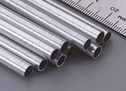 K&S 105 7/32" x 12" Round Aluminum Tube (Single Tube)