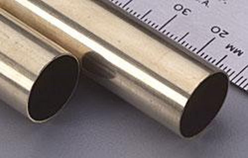 K&S 142 19/32" x 12" Round Brass Tubes