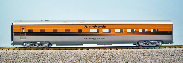USA Trains R31133 G DRGW Ski Train Corrugated Aluminum Diner #1280