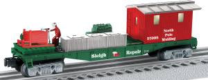 Lionel 6-37095 O North Pole Sleigh Repair Welding Car LN/Box