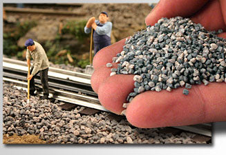 Scenic Express EX3210 O #16 Medium Light Gray Blended Ballast - 1 Gallon