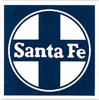 Phil Derrig Designs 200 Atchison, Topeka & Santa Fe Railroad Sign