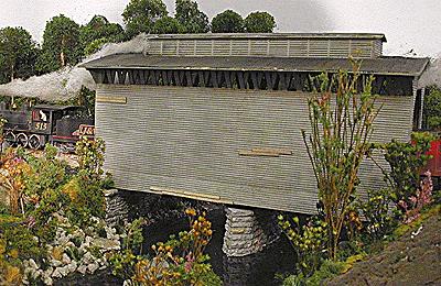 Northeastern Scale Models 30014 N Railroad Covered Bridge Laser-Cut Kit