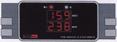 DCC Specialties RAMPMETER1 Digital Meter for DCC, DC & AC Volts & Amps Version I