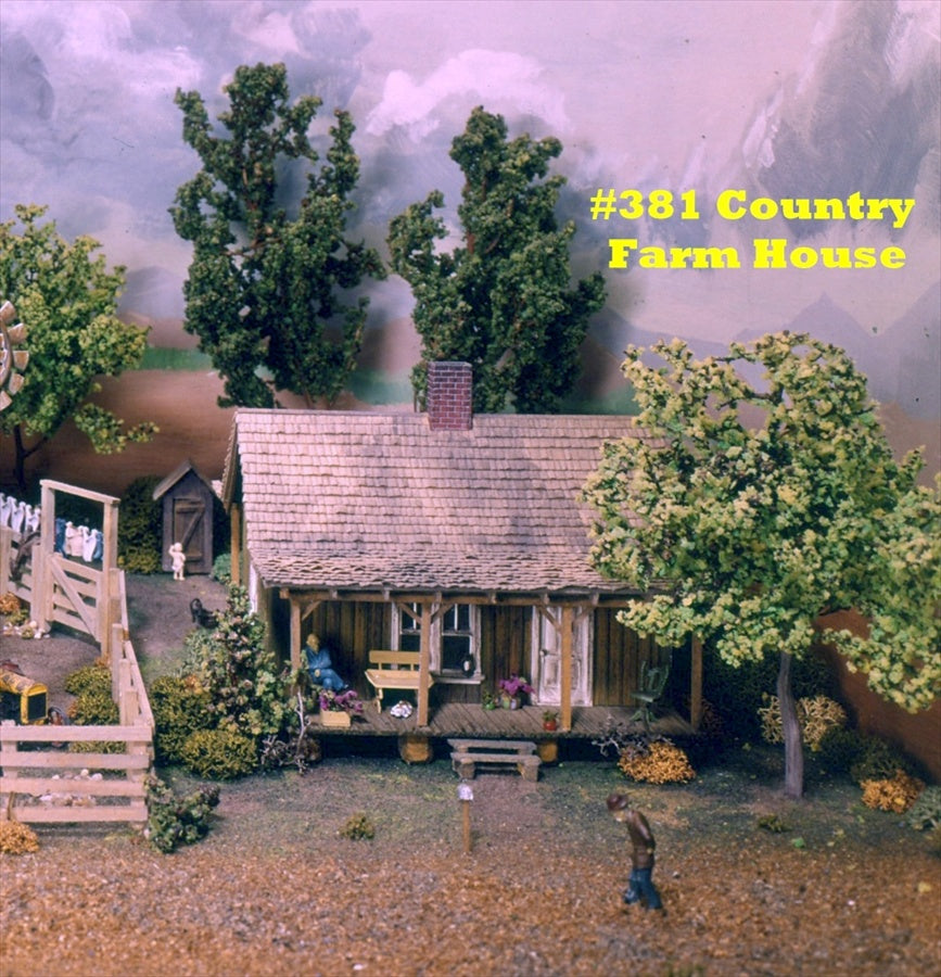 Campbell Scale Models 381-795 HO Scale Farm House Building Kit