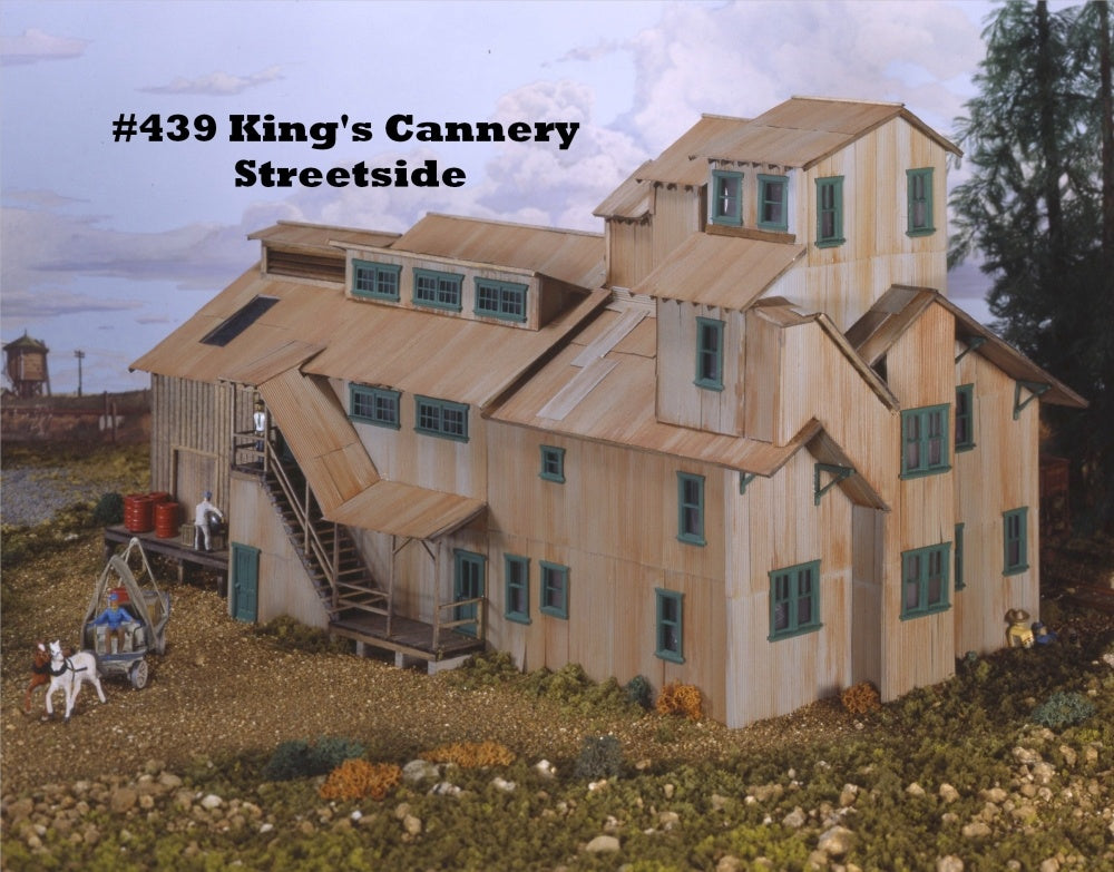 Campbell Scale Models 439 HO ScaleKing's Cannery Building Kit