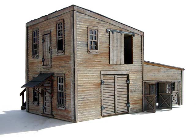 Branchline 491 O Scale Dan's Welding & Fabrication Laser Art Building Kit.