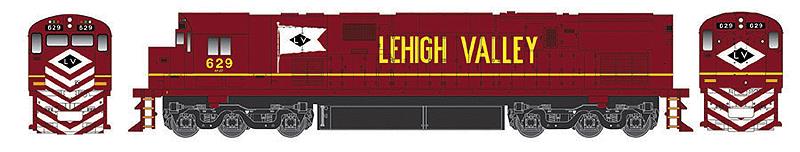 Bowser 23544 HO Scale LV Alco C-628 Diesel Locomotive #640