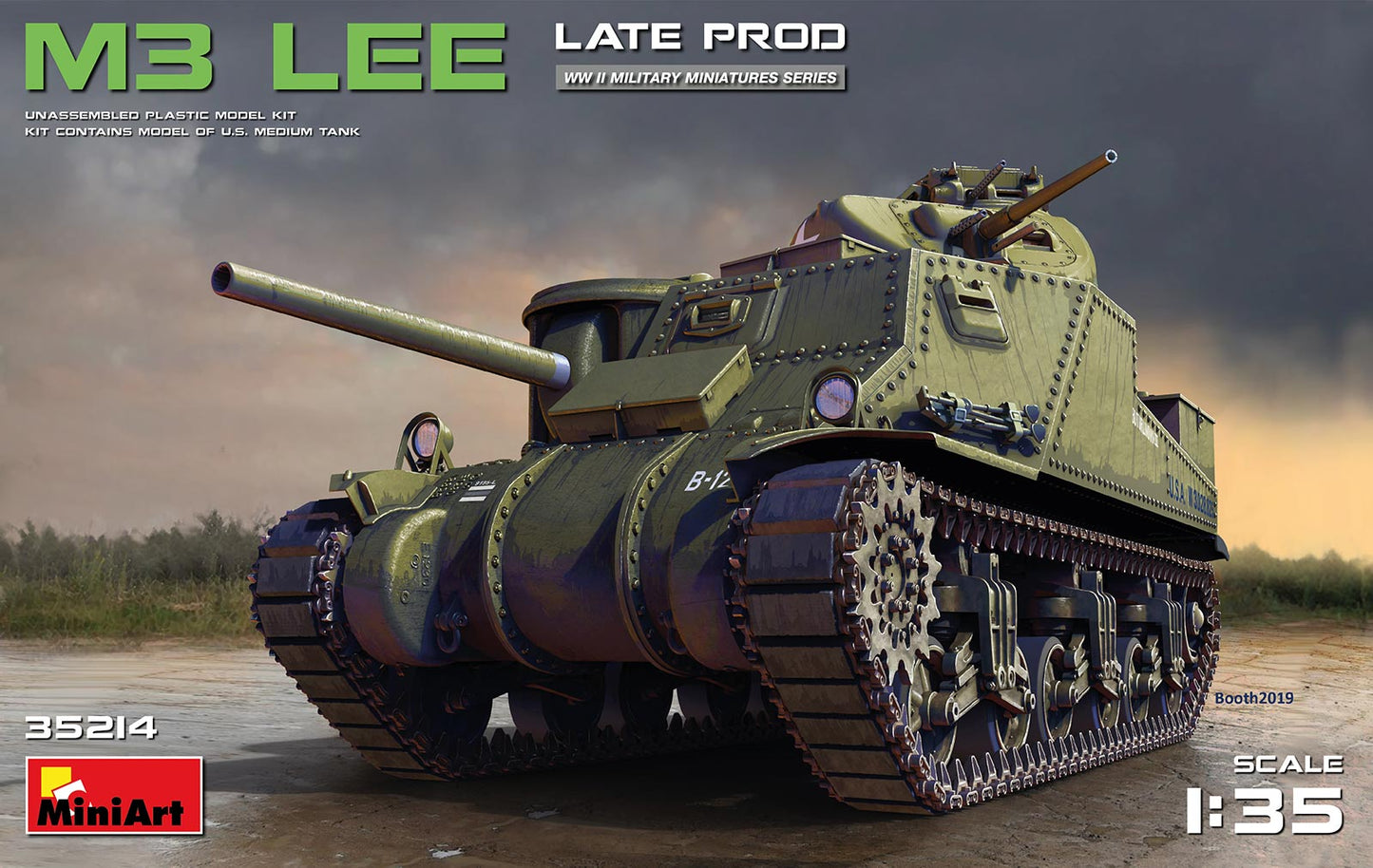 MiniArt 35214 1:35 M3 Lee Late Production Plastic Model Kit