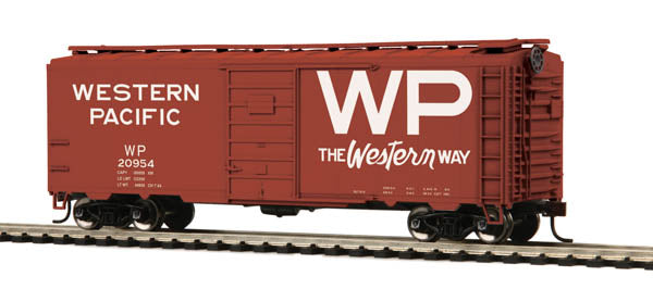 MTH 85-74135 HO Western Pacific 40' PS-1 Boxcar #20954