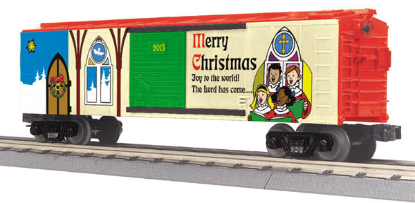 MTH 30-74724 O Gauge 2013 Christmas Boxcar NIB