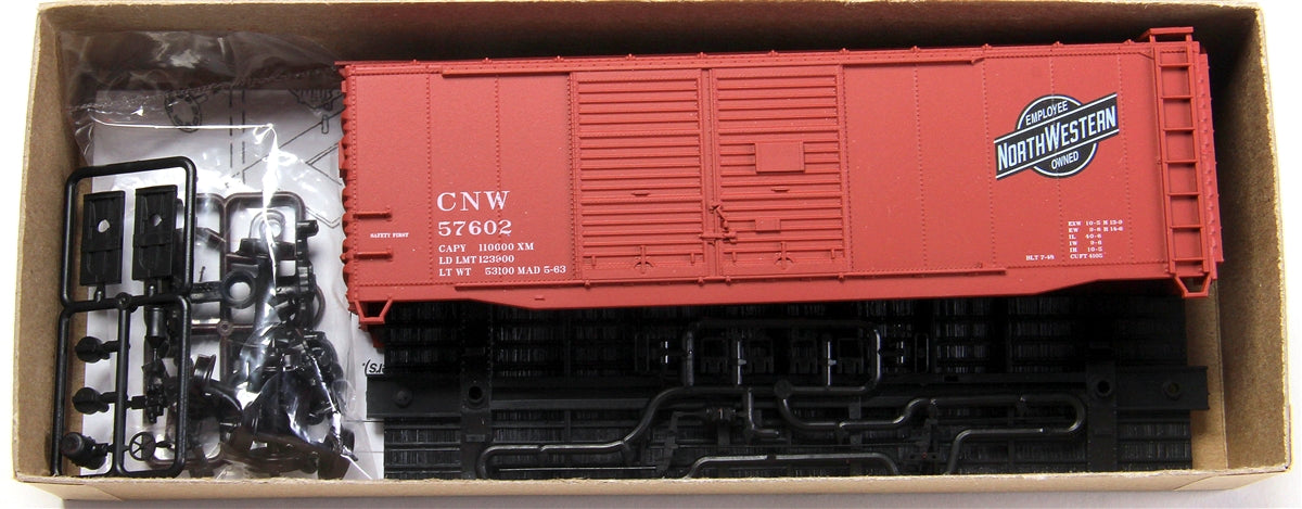 Accurail 3612.1 HO Chicago and North Western 40' Double Door Steel Car- #:57602