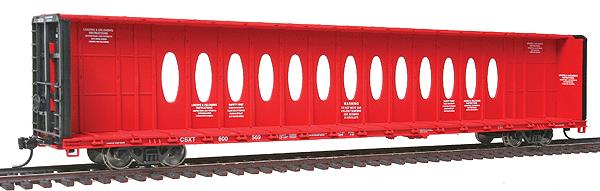 Walthers 910-4805 HO Scale CSX 72' Centerbeam Flatcar #600569