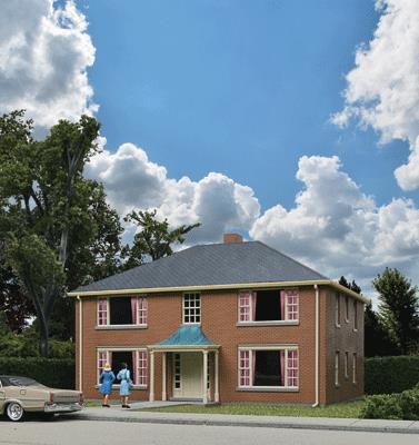 Walthers 933-3781 HO 4-Unit Apartment Building Kit