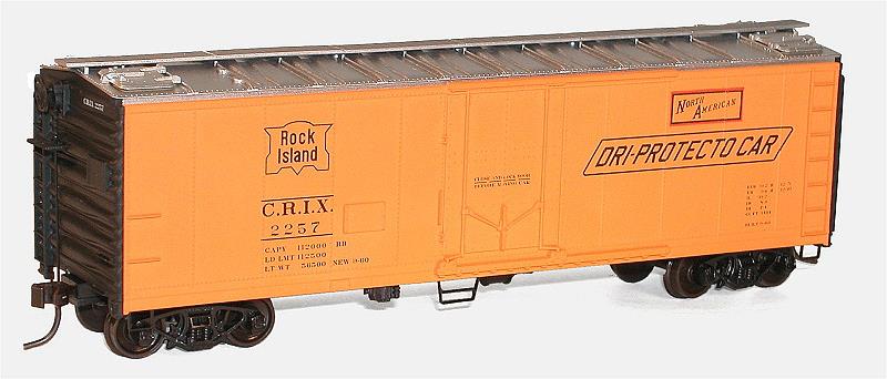 Accurail 8514 HO Scale Rock Island 40' Steel Reefer Building Kit - Road #: 2257