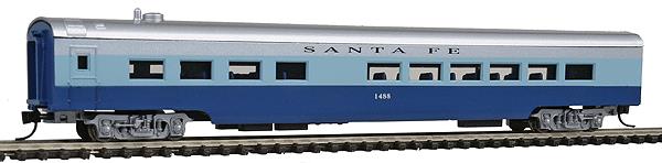 Con-Cor 40302 N Atchison Topeka Santa Fe "Blue Goose" Diner Car #1488