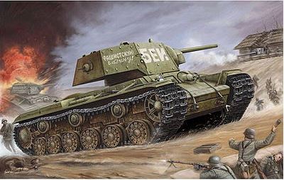 Trumpeter 00357 1:35 Russia KV-1‘s Ehkranami Military Tank Model Kit