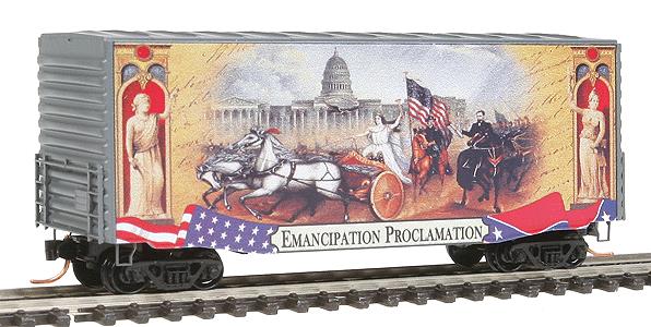 Micro-Trains 10100707 N Civil War Series Car 40' Hy-Cube Boxcar #7