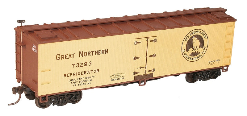 Accurail 48484 HO Scale Great Northern 40' AAR Steel Boxcars (Pack of 3)