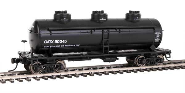 Walthers 910-1132 HO GATX Ready to Run 36' 3-Dome Tank Car #50045