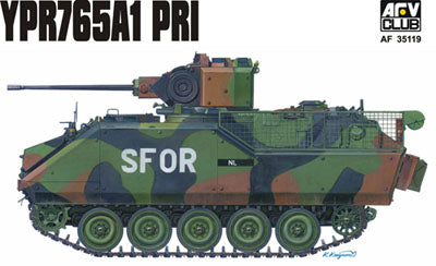 AFV Club AF35119 1:35 YPR765A1 PRI SFOR Armored Infantry Command Vehicle Kit