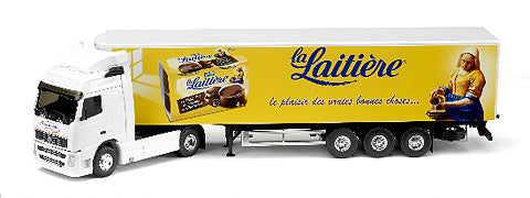 Eligor 113553 1:43 Diecast La Laitiere - Volvo FH Restyle Tractor Trailer