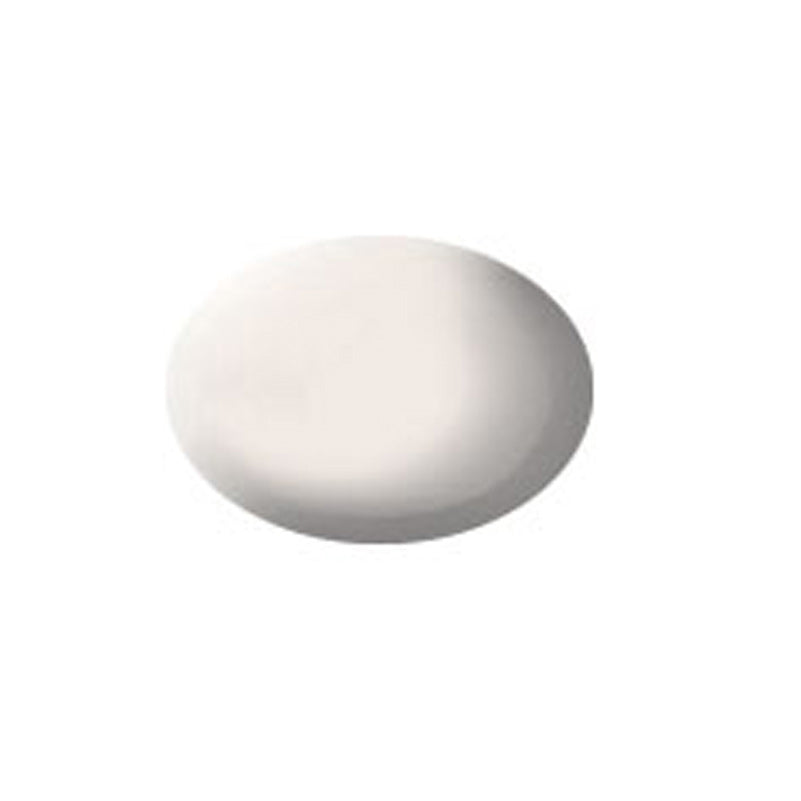 Revell 36105 RAL 9001 White Matt Aqua Color Acrylic Paint - 18 ml. Can