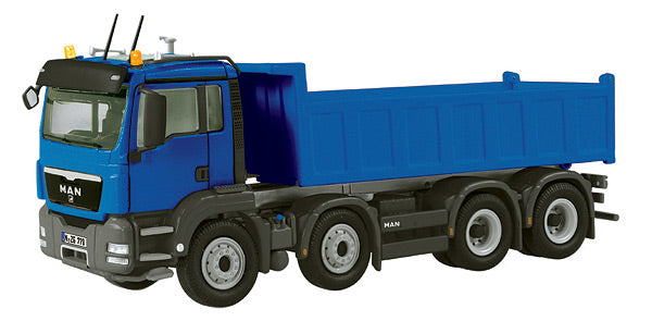 NZG 770-20 1:50 MAN TGS 8x4 Rear Tipper in Blue