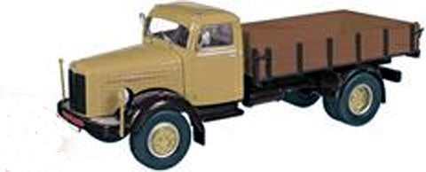 NZG 584-69 1:50 Scania L60 Platform Truck in Beige