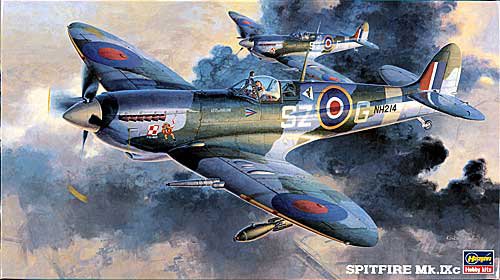 Hasegawa 09079 1:48 Supermarine Spitfire MK IXC RAF Fighter Plane Kit
