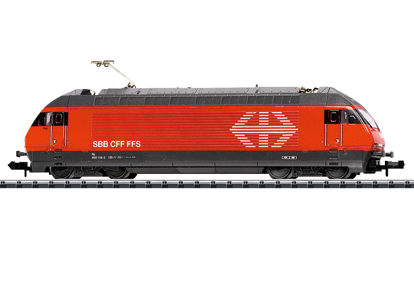 Minitrix 16764 N SBB/CFF/FFS Re 460 Electric Locomotive DCC & Sound #460 118-3