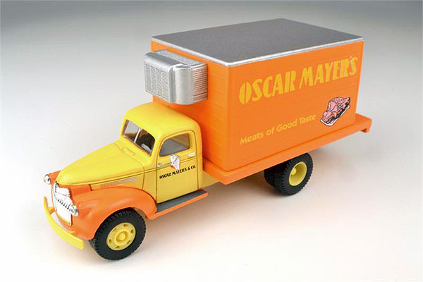 Classic Metal Works 30350 HO Mini Metals Oscar Mayer ''''41/''''46 Chevy Truck