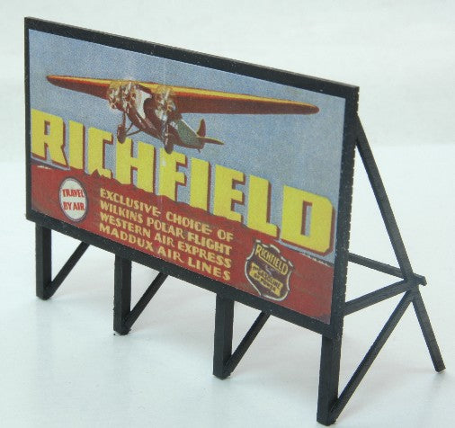 JL Innovative Design 979 HO 1930s Gas Custom Billboard Sign