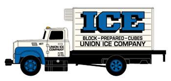 Classic Metal Works 50243 N Mini Metals Union Ice Co. International R-190 Trucks