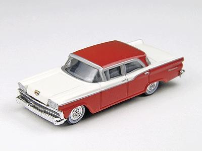 Classic Metal Works 30193 HO Mini Metals Torch Red 1959 Ford Fairlane 4-Dr Car