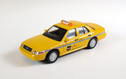 Model Power 19393 1:87 Scale Minis 05 Victoria Taxi Diecast Metal