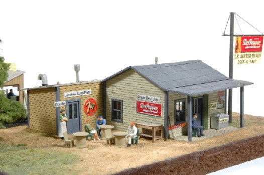 JL Innovative Design 491 HO C.K. Dexter Haven Dock & Bait Wooden Kit