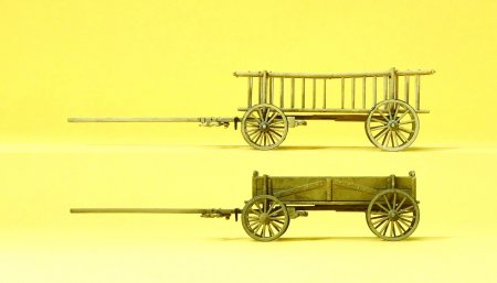 Preiser 30413 HO Rack Wagon and Low Wagon