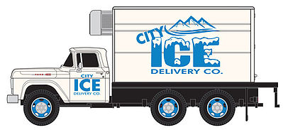 Classic Metal Works 30417 HO Mini Metals City Ice ''''60 Ford Refrigerated Truck